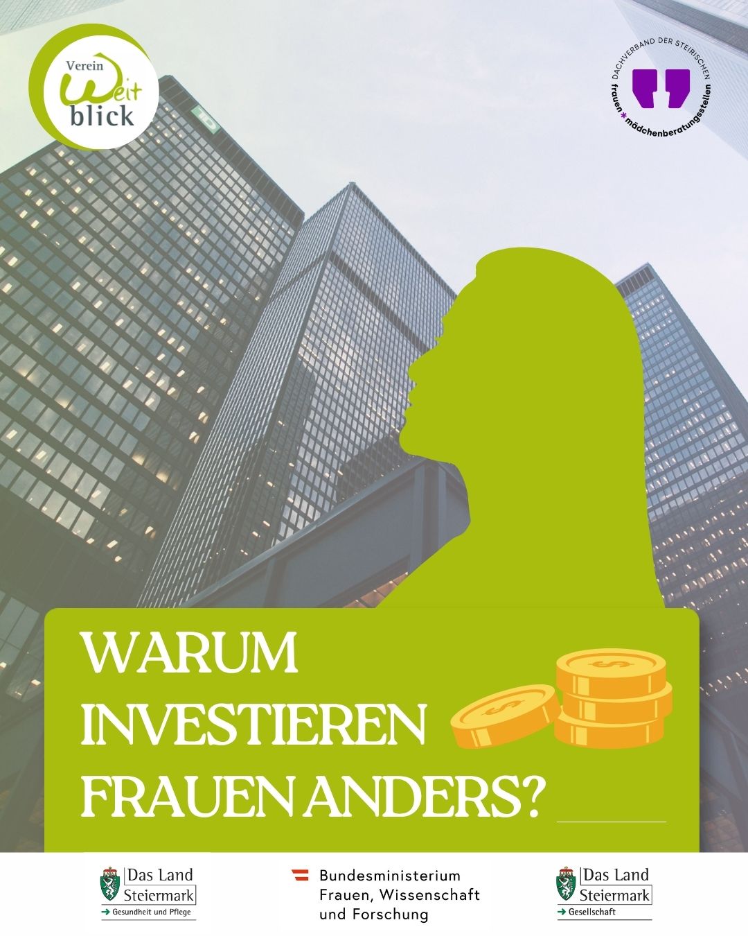 Frauen und Investment 💶📈 Frauen trauen sich oft nicht über das Thema Investment und überlassen es „ihren“ Männern. Investment-Influencerinnen und Finanzberaterinnen sprechen in den letzten Jahren vermehrt gezielt Frauen an, um sie beim Investment zu beraten und ihnen Mut zu machen, ihr Geld selbst zu veranlagen. ❓Aber warum ist das so? 👉 Frauen sind bei Finanzfragen grundsätzlich vorsichtiger! Wie in vielen anderen Bereichen neigen Frauen eher zur Selbstunterschätzung (Männer eher zur Selbstüberschätzung)* und wagen daher häufig nicht sich neuer Themen oder Bereiche anzunehmen. 👉 Vorsichtig und gut informiert in eine Thema zu gehen ist eine Stärke – diese sollten Frauen mehr nutzen und den nötigen Mut aufbringen, sich auch an das Thema Investition zu wagen. Denn Investment kann ein zentrales Thema für finanzielle Unabhängigkeit und Vorsorge sein. Und, wenn Frauen investieren machen sie dies meist weniger impulsiv und erzielen dadurch im Schnitt höhere Renditen.* 👉 In Finanzakademien (von Banken, WKO etc.) können Frauen bei Vorträgen - oft auch Online aufgezeichnet und abrufbar – lernen, sich mit dem Thema „Investition“ vertraut zu machen und etwas für ihre Altersvorsorge unternehmen. #FrauenundFinanzen #FrauenundInvestition #overconfidence-bias #Frauenberatung #Empowerment *https://www.anti-bias.eu/biaseffekte/overconfidence-bias/ *https://www.tagesschau.de/wirtschaft/finanzen/investments-frauen-100.html